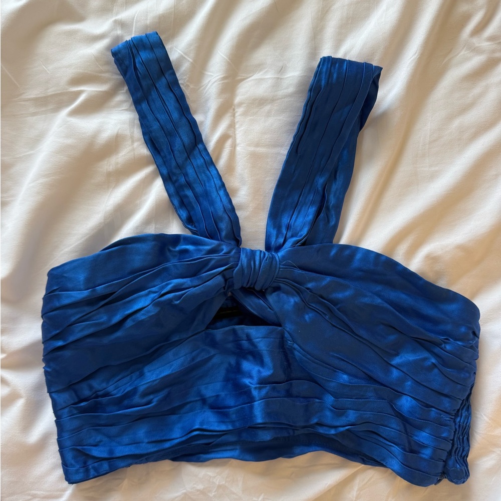 Zara Vibrant Blue Top